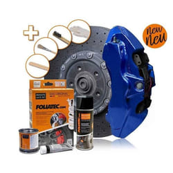 Kit de peinture pour étriers de frein Foliatec - Jaune Speed - 3 Composants