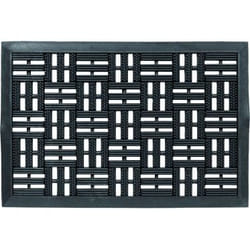 Puag Astra Paillasson caoutchouc Intérieur & extérieur Rectangulaire Noir