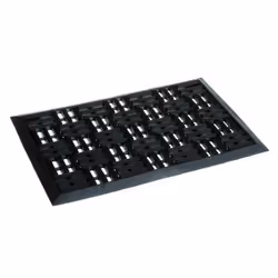Puag Astra Paillasson caoutchouc Intérieur & extérieur Rectangulaire Noir