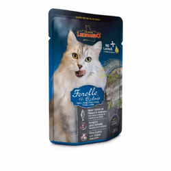 Leonardo Cat Food 756415, Adulte, Herbes à chat, Truite, 85 g, Sans soja, Pas de couleurs artificielles