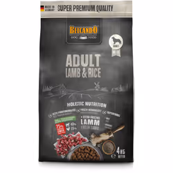 Belcando 557815, Adulte, Agneau, Riz, 4 kg, Sans lactose