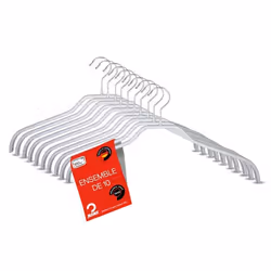 Cintre Silhouette 45 cm Blanc lot de 10
