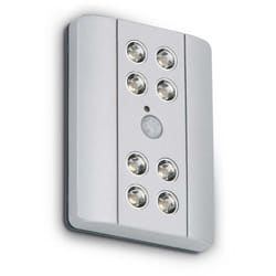 No Brand - briloner - Lampe led à encastrer avec détecteur de mouvement, lampe pour armoire, lampe sous l'armoire, veilleuse, couleur titane