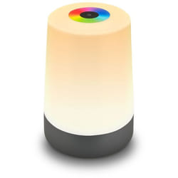B.k.licht - Briloner Nubsi Lampe de table led sans fil IP44,dimmable, rgb+w, tactile, batterie, protection contre les éclaboussures, anthracite mat,