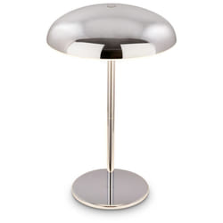 B.k.licht - Briloner caxa Lampe de table led sans fil IP44, dimmable, tactile, batterie, protection contre les projections d'eau, chrome, Ø19,5 x