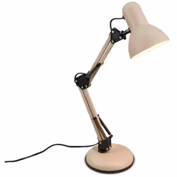 Lampe de bureau rétro beige en métal au charme intemporel Avec son design rétro élégant et sa finition beige, cette lampe de  ...