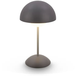 B.k.licht - Briloner kugle Lampe de table sans fil IP44, variateur, tactile, batterie, protection contre les éclaboussures, anthracite, Ø16 x 29 cm
