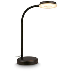 B.k.licht - Briloner megg Lampe de table led, à intensité variable, tactile, orientable, fonction mémoire, noir, 13 x 55,5 cm