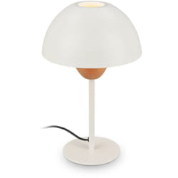 Briloner GRYDE Lampe de table, interrupteur à fil, douille E14, café-gris clair, Ø20 x 31 cm