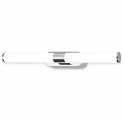 Applique murale chrome avec LED 7W : Cette applique de miroir moderne offre un éclairage neutre et lumineux (690lm, 4.000K),  ...