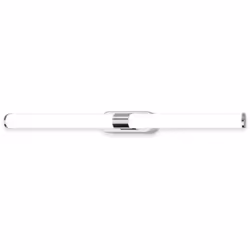 Applique murale chrome 9W pour salle de bain : Cette applique de miroir puissante (920lm, 4.000K) diffuse une lumière neutre  ...