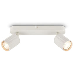 B.k.licht - Spot de plafond Plafonnier Lampe de plafond Chambre coucher Orientable 2 ampoules