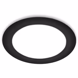 Design plat et élégant: Cette spot encastrable LED intérieur de seulement 30mm de hauteur avec finition noire moderne sintègr ...