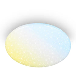B.k.licht - Briloner Verb Plafonnier led, Variable, télécommande, contrôle de la température de couleur cct, ultra lumineux, blanc, Ø56 x 10 cm