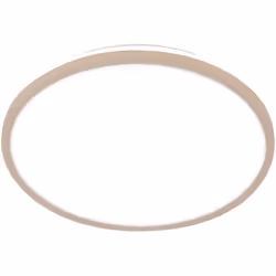Plafonnier LED beige au style minimaliste et moderne Avec son design épuré et sa lumière homogène, ce lustre moderne apporte  ...