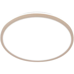 B.k.licht - Briloner lana Plafonnier led, Lumière indirecte, Lumière blanc neutre, Beige, Ø28 x 4,2 cm