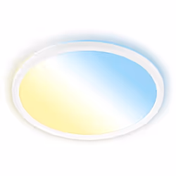 Panneau LED CCT ultra plat et hautement performant Ce panneau LED blanc au design minimaliste diffuse une lumière puissante t ...