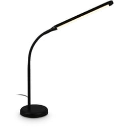 B.k.licht - Briloner mura Lampe de table led, tactile, à intensité variable, couleur de lumière blanc chaud, fonction mémoire, noir, 13 x 72,5 cm