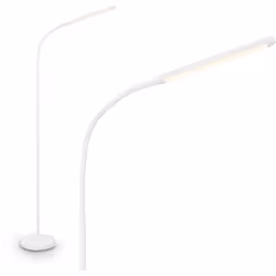 Lampadaire LED l gant pour un clairage styl Ce luminaire LED blanc lanc s duit par son design moderne et cr e une atmosph re  ...