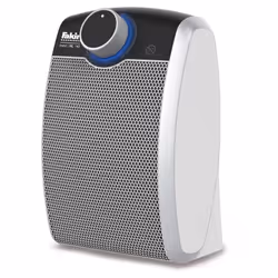Fakir trend HL 140, Chauffage de ventilateur électrique, Vitrocéramique, 1,4 m, Intérieure, Sol, Argent, Blanc