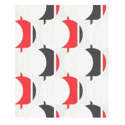 Erismann - bricoflor Papier Peint vintage noir et rouge Papier Peint gros motif pour cuisine, chambre & plus Tapisserie géométrique vintage