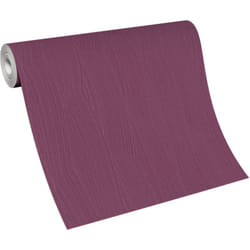 Erismann - bricoflor Papier Peint uni pourpre Papier peint sans raccord violet pour chambre, cuisine & plus Tapisserie intissée violette