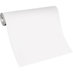 Bricoflor Papier Peint uni blanc pour couloir Papier Peint intissé blanc Tapisserie moderne unie pour cuisine, salle de bain & plus