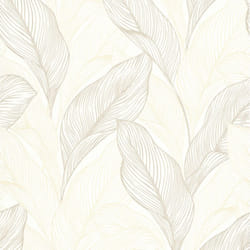Erismann - Papier Peint Vinyle Expansé sur Intissé Motif Calla Beige – réf. 10282-02