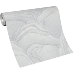 Erismann - bricoflor Papier Peint gris fausse pierre et brique Tapisserie intissée pour salon, cuisine & plus Papier Peint gris imitation pierre