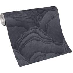 Erismann - bricoflor Papier Peint effet pierre et brique gris foncé Papier Peint intissé pour salon, bureau & plus Tapisserie imitation fause pierre