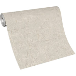 Erismann - bricoflor Papier Peint imitation béton beige Tapisserie intissé beige pour chambre, salon & plus Papier Peint trompe l'oeil beige