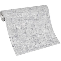 Erismann - bricoflor Papier Peint trompe l'oeil gris clair Papier Peint imitation béton gris clair Tapisserie intissée pour bureau, chambre & plus