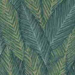 Papier peint non tissé 10391-07 Papier peint Fleurs Floral 053 x 1005 m Erismann Martinique Vert