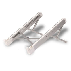 Lindy 20916 Support de livres Supports de Notebook Argent, Blanc 15.6"