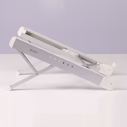 Lindy 20916 Support de livres Supports de Notebook Argent, Blanc 15.6"