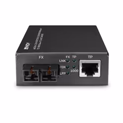 Lindy 25119 convertisseur de support réseau 850 nm Multimode Noir