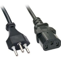 Lindy 30417 câble électrique Noir 2 m Coupleur C13