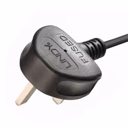 Lindy 30428 câble électrique Noir 2,5 m Prise d'alimentation type G 2 x coupleur c5 - Vue supplémentaire 11