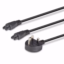 Lindy 30428 câble électrique Noir 2,5 m Prise d'alimentation type G 2 x coupleur c5 - Vue supplémentaire 5