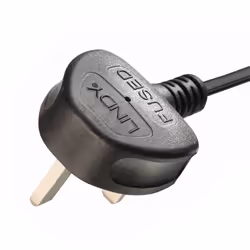 Lindy 30428 câble électrique Noir 2,5 m Prise d'alimentation type G 2 x coupleur c5 - Vue supplémentaire 6