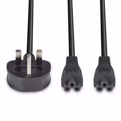 Lindy 30428 câble électrique Noir 2,5 m Prise d'alimentation type G 2 x coupleur c5 - Vue supplémentaire 9