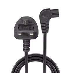 Lindy 30454 câble électrique Noir 0,5 m Prise d'alimentation type G Coupleur C7 - Vue supplémentaire 2