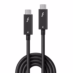 Lindy 31121 Câble Thunderbolt 2 m 40 Gbit/s Noir