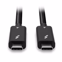 Lindy 31121 Câble Thunderbolt 2 m 40 Gbit/s Noir