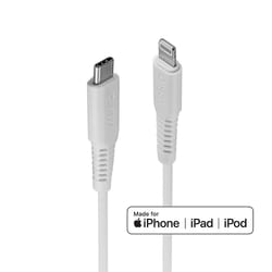 Lindy 31315 câble Lightning 0,5 m Blanc