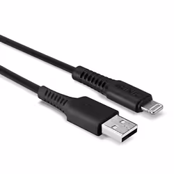 Lindy 31319 câble Lightning 0,5 m Noir