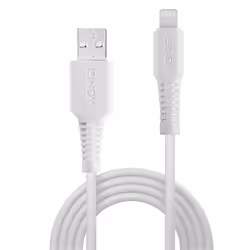 Lindy 31327 câble Lightning 2 m Blanc