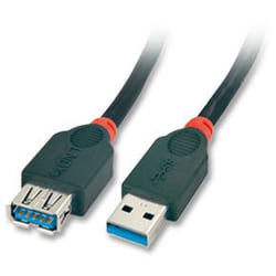 Lindy 3m USB 3.0 câble USB Noir