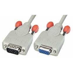Lindy 2m HD15 Cable câble VGA VGA (D-Sub) Gris