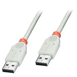 Lindy 1m USB 2.0 AM/AM câble USB USB A Blanc